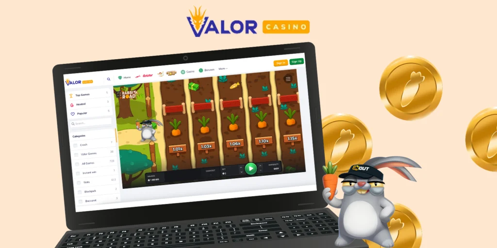 How to Start Playing Rabbit Road for Real Money at Valorbet